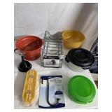POT LID ORGANIZER, CORN HOLDERS, OVER DOOR HOOK,