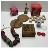 VINTAGE SLINKY, WOOD PUZZLES, WOOD GAMES, BINGO