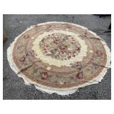 HANDMADE RUG 85" ROUND