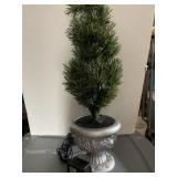 FIBER OPTIC TREE IN URN