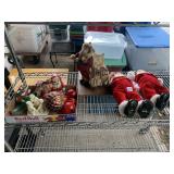 SANTAS, ORNAMENTS, ETC.