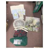 LONGABERGER BASKET LINERS, HAND TOWELS ETC.