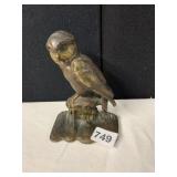 BRASS OWL DOORSTOP