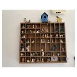 SHADOW BOX 18 X 21 WITH TINY FIGURINES INC.