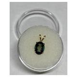 MYSTIC TOPAZ 1.50CT IN 14K GOLD SETTING