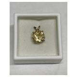 YELLOW QUARTZ 3.48CT IN STERLING SILVER SETTING