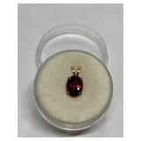 RHODOLITE GARNET 1.70CT IN 14K GOLD SETTING