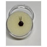 GARNET IN STERLING SILVER SETTING