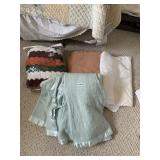 AFGHANS AND VINTAGE SATIN EDGED BLANKETS