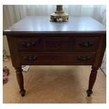 2 DRAWER SIDE TABLE