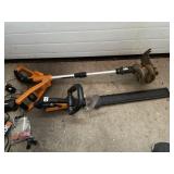 WORX HEDGE TRIMMER AND WEED WACKER