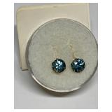 BLUE ZIRCON 1.75CTW IN 10K GOLD SETTING