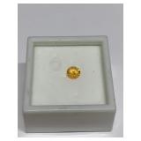 SMALL ROUND ORANGE STONE 5MM