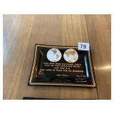 1969 MAN ON THE MOON DISH