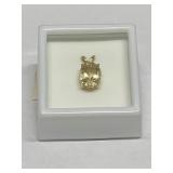 CITRINE 2.20CT IN 14K GOLD SETTING