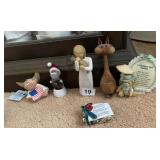 WILLOW CHILD ANGEL AND OTHER FIGURINES