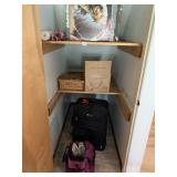 SUITCASE, BOWLING BALL, PUNCH SET, ETC.