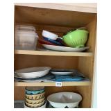 BOWLS, PLASTIC CONTAINERS, ETC.