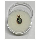 MYSTIC TOPAZ 1.48CT IN 14K GOLD SETTING