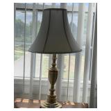 BRASS 27" H LAMP