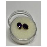 AFRICAN AMETHYST IN STERLING SILVER SETTING