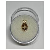 YELLOW TOPAZ IN 14K GOLD SETTING