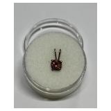 PINK ZIRCON IN STERLING SILVER SETTING