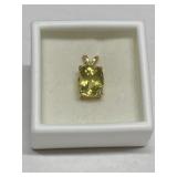 YELLOW BERYL 2.50CT IN 14K GOLD SETTING