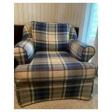 HICKORY HILL ARMCHAIR PLAID