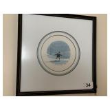 P BUCKLEY MOSS PRINT IN FRAME