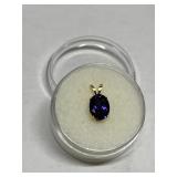 IOLITE 1.26CT IN 14K GOLD SETTING