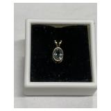 WHITE TOPAZ 0.64CT IN 14K GOLD SETTING