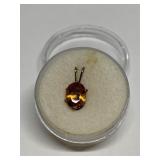 MADIERA CITRINE 1.00 CT IN STERLIN SILVER SETTING