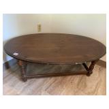 PINE COFFEE TABLE 16 H X 47 W X 27 D