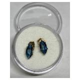 LONDON BLUE TOPAZ 1.46CTW IN 14K GOLD SETTING