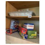 ALUMINUM PANS, SARAN WRAP ALUMINUM FOIL, ETC.