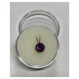 AMETHYST IN STERLING SILVER SETTING