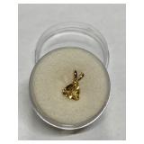 CITRINE IN 14K GOLD SETTING