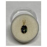 MYSTIC TOPAZ IN 14K GOLD SETTING
