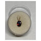 GARNET IN 14K GOLD SETTING