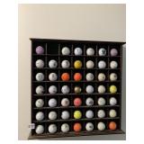 GOLF BALL DISPLAY RACK W/ LOGO BALLS INCL. MICKEY