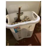 LAUNDRY BASKET, BROOM, ETC.