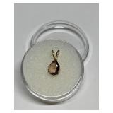 GOLDEN TOURMALINE IN 14K GOLD SETTING