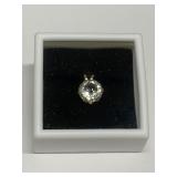 WHITE TOPAZ 1.76CT IN 14K GOLD SETTING