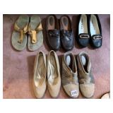 ANNE KLEIN, CLARKS, BORNE SHOES LIKE NEW