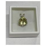 YELLOW LABRADORITE 4.01CT IN STERLING SILVER