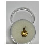 MADIERA CITRINE IN STERLING SILVER SETTING