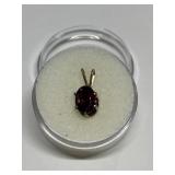 RHODOLITE GARNET IN STERLING SILVER SETTING