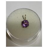 AMETHYST IN STERLING SILVER SETTING
