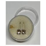 MORGANITE .70CTW IN STERLING SILVER SETTING